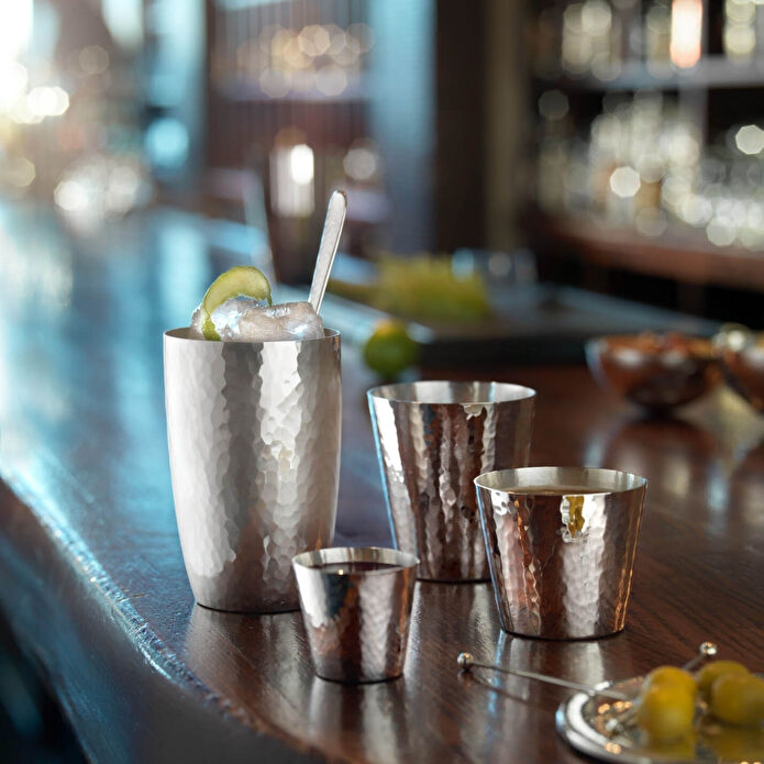 Robbe&Berking Martele Gümüş Kaplama Rom Bardağı