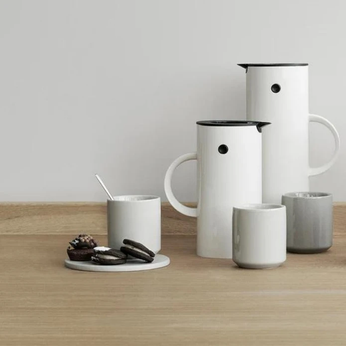 Stelton EM77 Frenchpress 1 L Beyaz