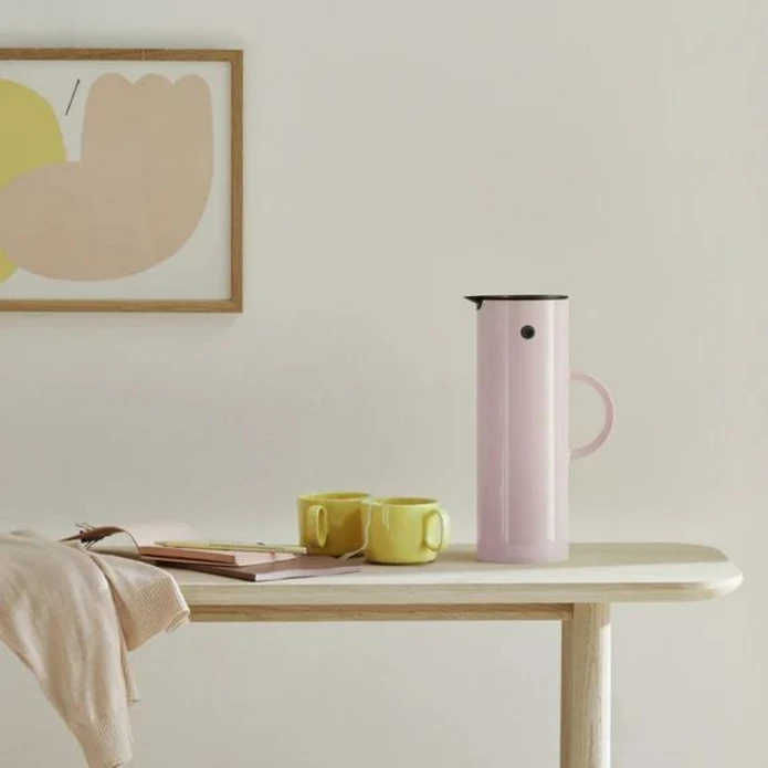 Stelton EM77 Karaf Termos 1 L Açık Pembe