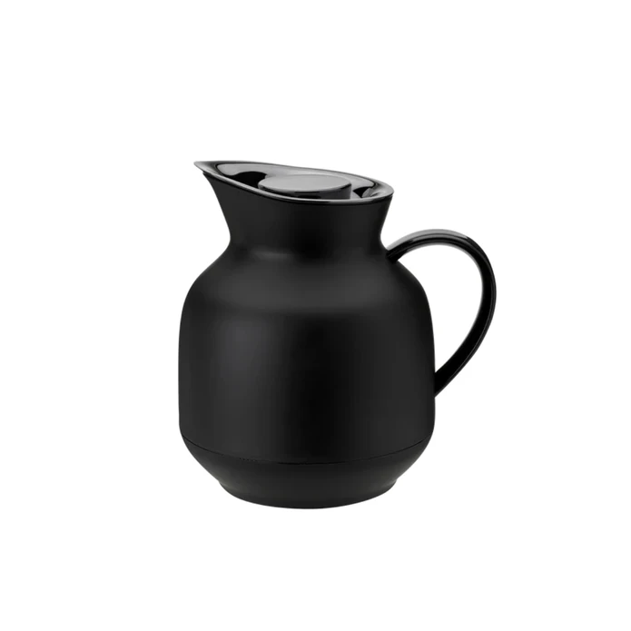 Stelton Amphora Çay Karaf Termos 1 L Siyah