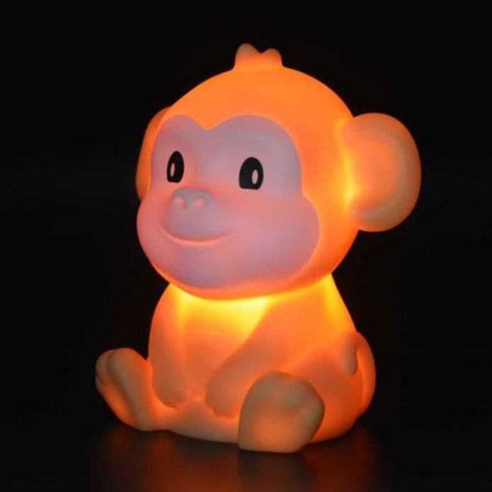 Dhink Zodiac Monkey Gece Lambası Kahverengi