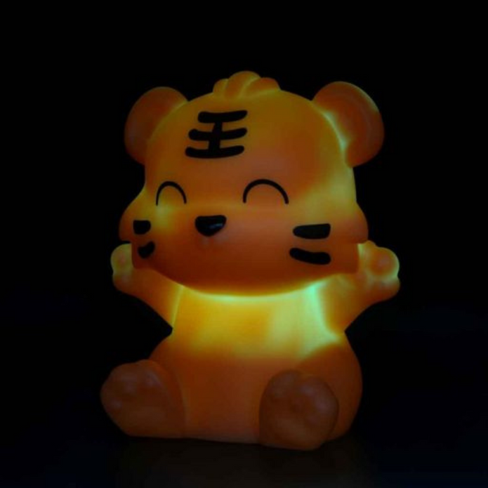 Dhink Zodiac Baby Tiger Gece Lambası Turuncu