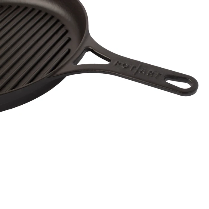 Pot Art Siyah Döküm Grill Tava 28 cm