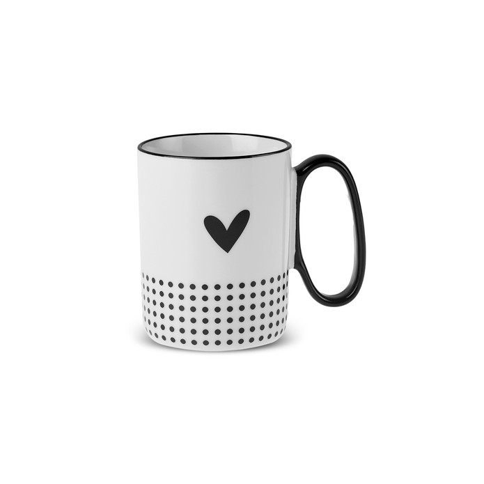 Karaca Amore Puantiyeli 2'li Mug 360 Ml