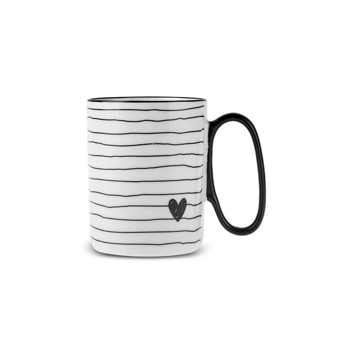 Karaca Amore Çizgili 2'li Mug 360 Ml