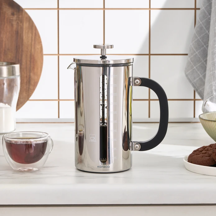 Karaca Poly Borosilikat Cam French Press 1000 ml