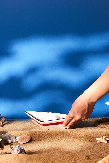 Karaca Marine Kağıt Kayık Çerezlik 23 Cm