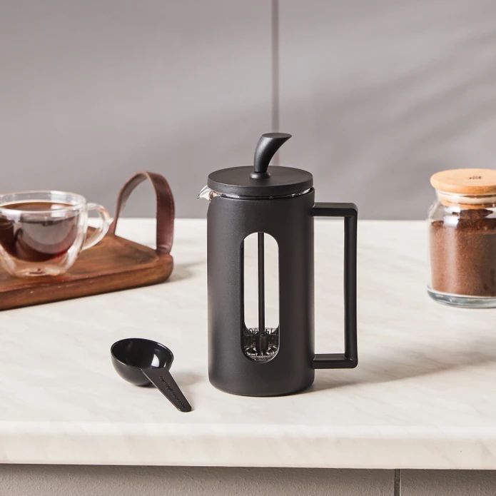 Karaca Leya Kaşık Hediyeli Borosilikat Cam French Press 350 ml