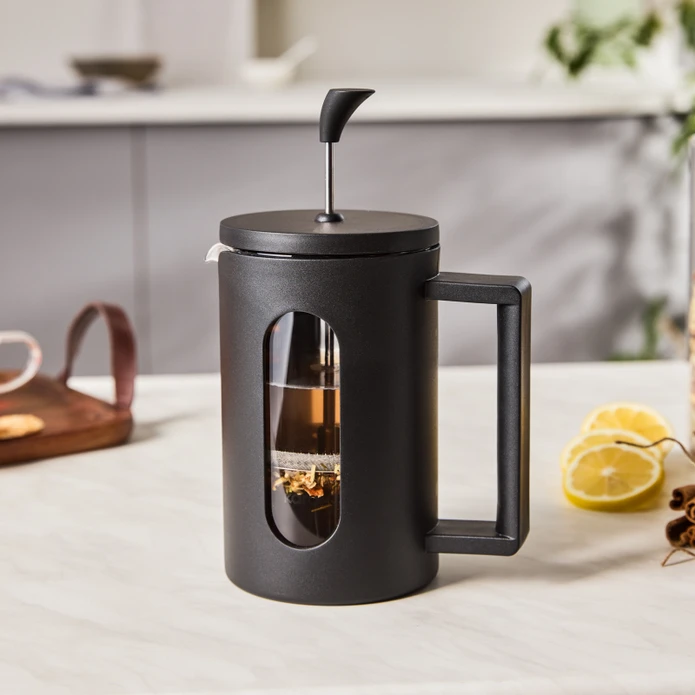 Karaca Leya Kaşık Hediyeli Borosilikat Cam French Press 800 ml