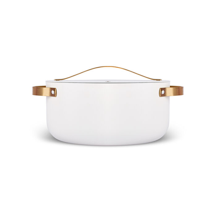 KARACA BİOGRANİT HELİX 7 PARÇA TENCERE SETİ CREAM