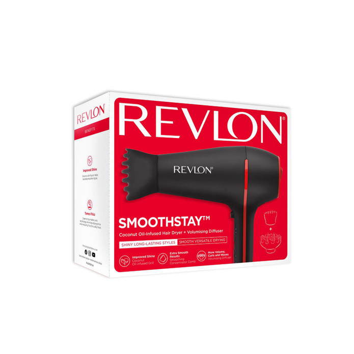 Revlon 5317 Smooth Stay Difüzörlü Saç Kurutma Makinesi Siyah 