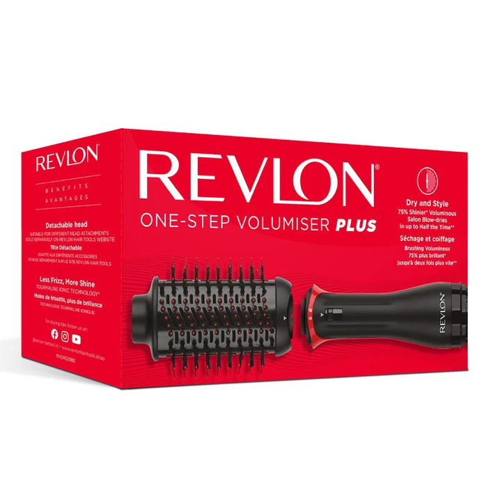 Revlon RVDR5298E One Step Volumiser Plus Hava Üflemeli Saç Fırçası Siyah