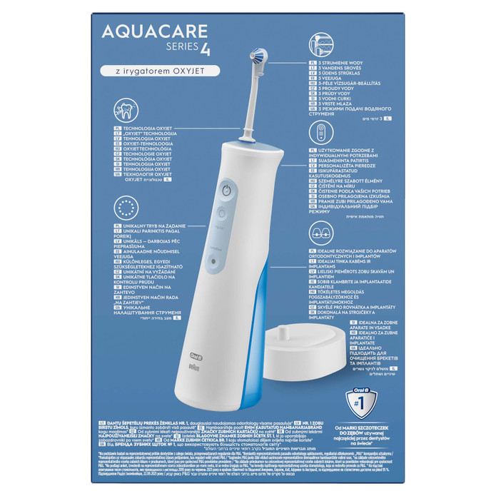 Oral B Aquacare Oxyjet Şarj Edilebilir Ağız Duşu