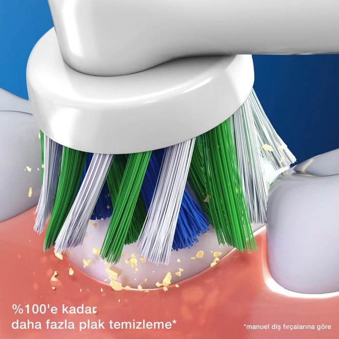 Oral B Pro Cross Action 8'li Diş Fırçası Yedek Başlığı EB50 Beyaz