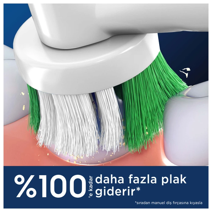 Oral B Clean Maximiser Precision Clean 4'lü Diş Fırçası Yedek Başlığı EB20 Siyah