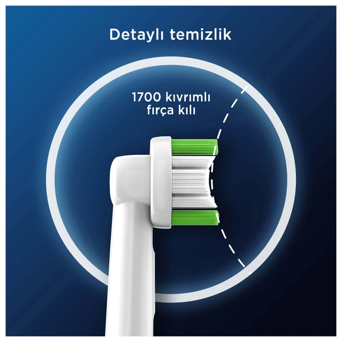 Oral B Clean Maximiser Precision Clean 4'lü Diş Fırçası Yedek Başlığı EB20 Siyah