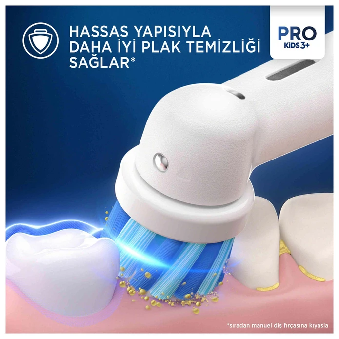 Oral B Pro Kids 2'li Spiderman Şarjlı Diş Fırçası Yedek Başlığı