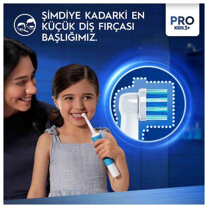 Oral B Pro Kids 2'li Frozen Şarjlı Diş Fırçası Yedek Başlığı