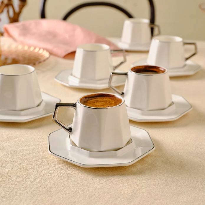 Karaca Zeher 6 Kişilik Kahve Fincanı Takımı 90 ml