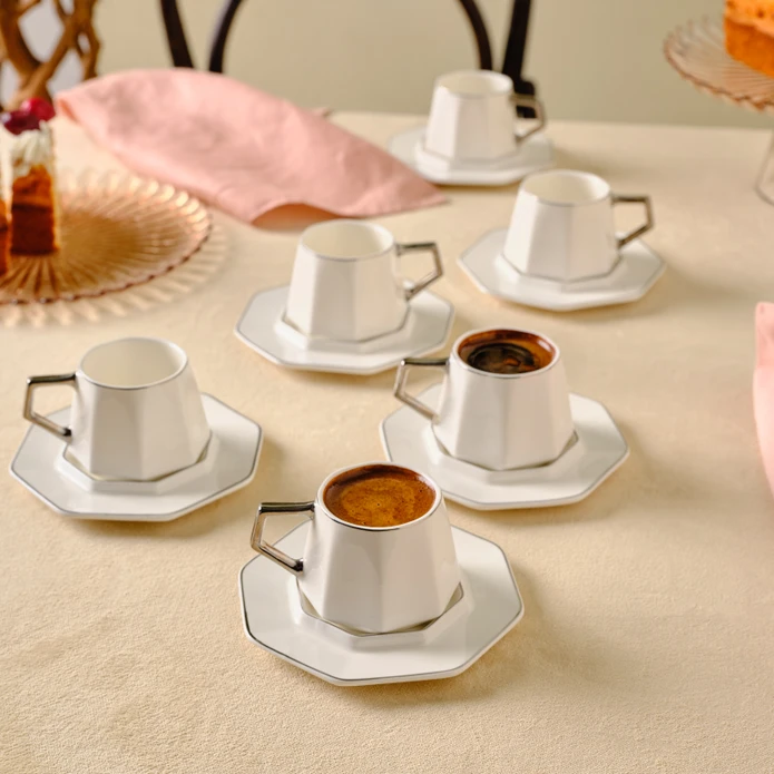 Karaca Zeher 6 Kişilik Kahve Fincanı Takımı 90 ml
