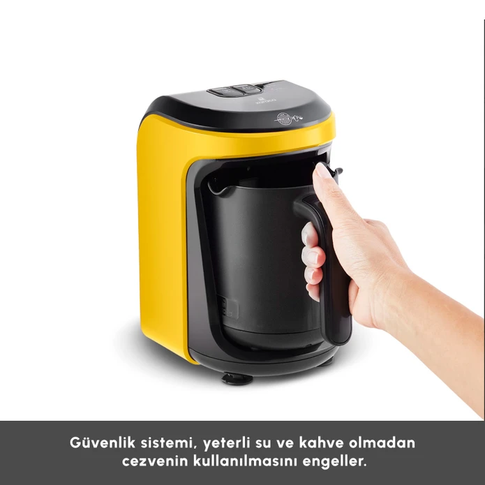 Karaca Hatır Hüps Sütlü Türk Kahve Makinesi Yellow