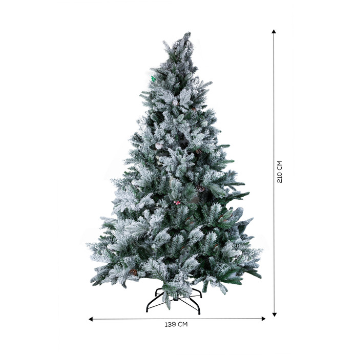 Karaca Yılbaşı Çam Ağacı 210 cm 
