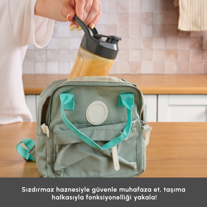 Karaca Retro Personal Kişisel Smoothie Blender Grey