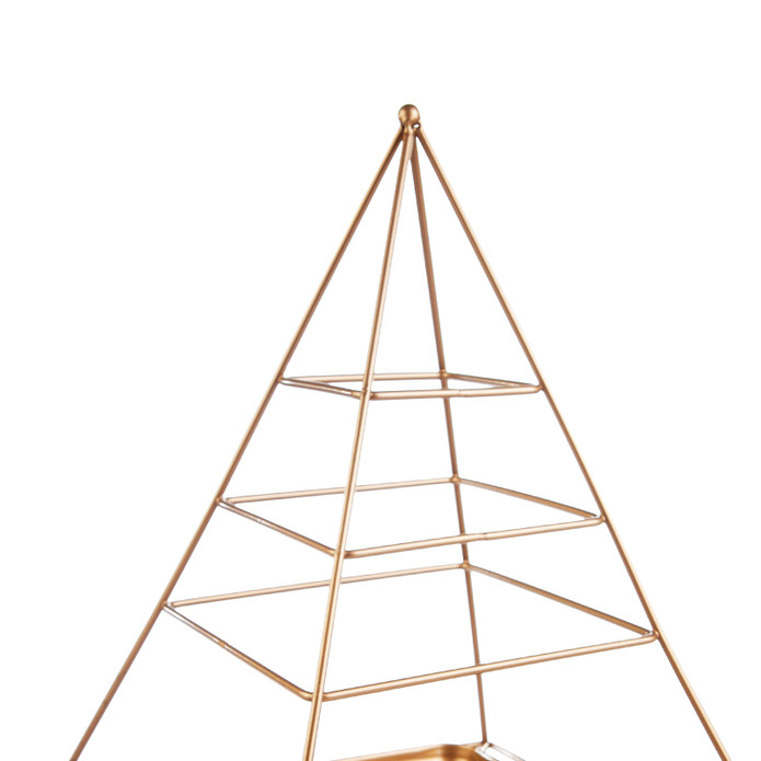 Karaca Home Piramit Dekoratif Tabak 24x35cm