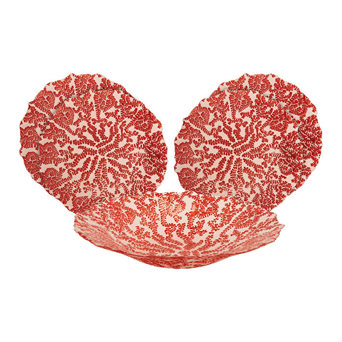 Karaca Home Coral 5 Parça Dekoratif Meyvelik Seti