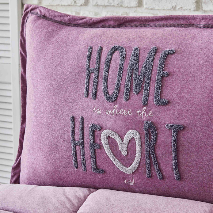 Karaca Home Softy Lila Çift Kişilik Cotton Comfort Uyku Seti