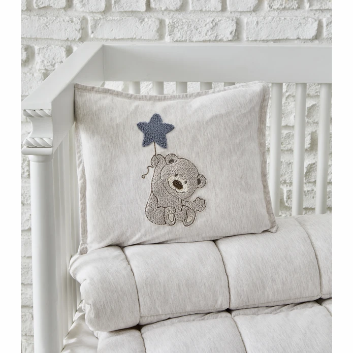 Karaca Home Softy Star Bear Bej Gri Bebek Cotton Comfort
