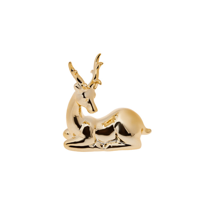 Karaca Home Sitting Deer Obje 13x13,8cm