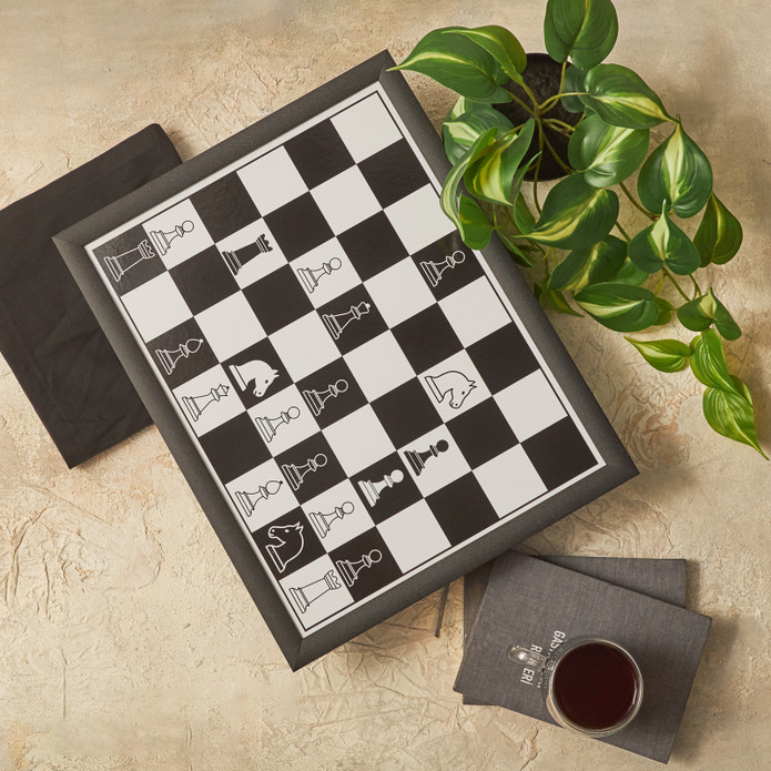 Karaca Home Chess Keyif Tepsisi 36x45 cm