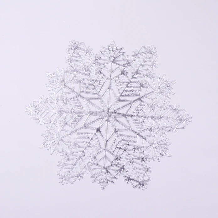 Karaca Home Snow Flake 2'li Amerikan Servis Gümüş