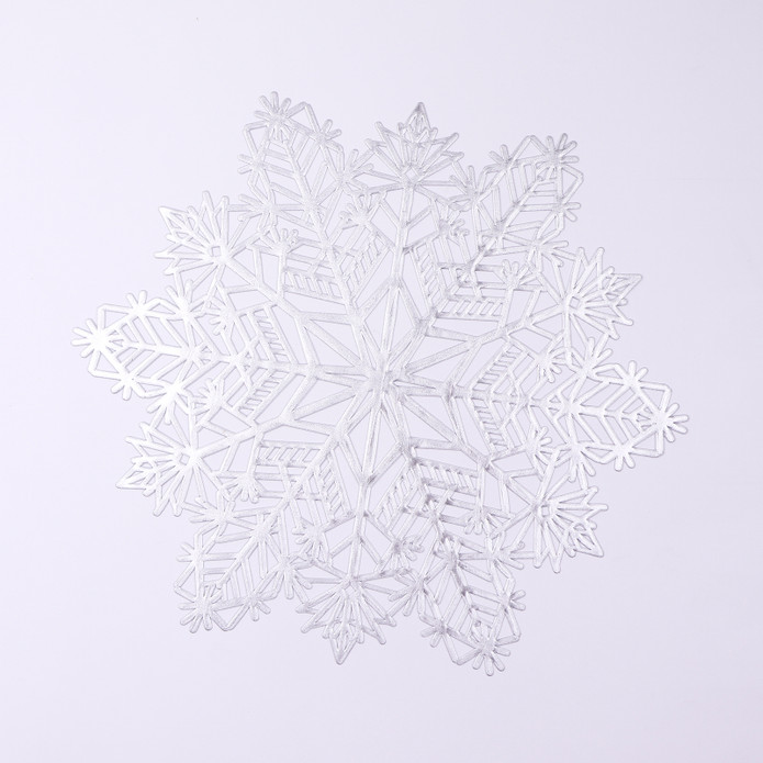 Karaca Home Snow Flake 2'li Amerikan Servis Gümüş