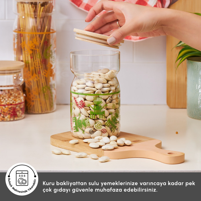Karaca x Arslantepe Cam Saklama Kabı 1000 ml