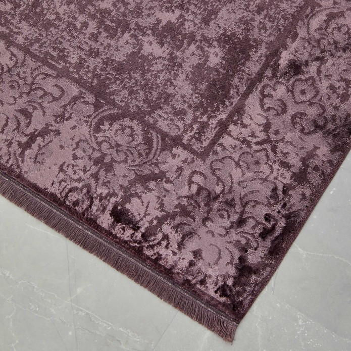 Karaca Home Volante Mürdüm Kadife Halı 120x180 cm