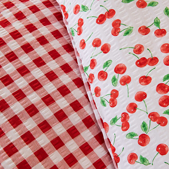 Karaca Home Cherry Kırmızı Nonıron Tek Kişilik Nevresim Takımı