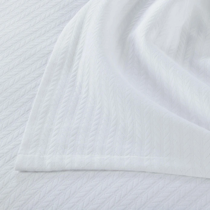 White Collection Victore Beyaz Pamuk Çift Kişilik Pike