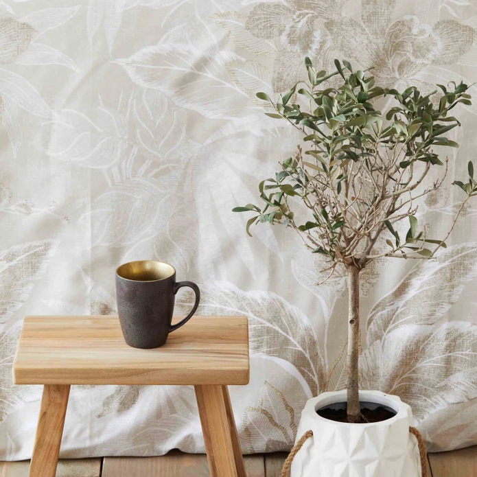 Karaca Home Nature Bej %100 Pamuk Çift Kişilik Nevresim Takımı