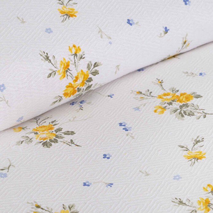 Karaca Home Matilda Sarı %100 Pamuk Tek Kişilik Pike