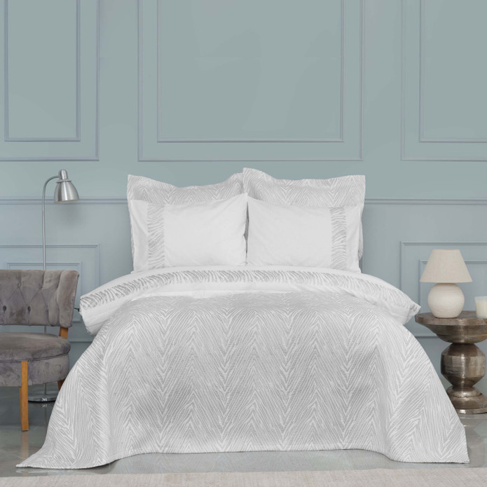 Karaca Home Olyssia Silver Nakışlı Düet Set