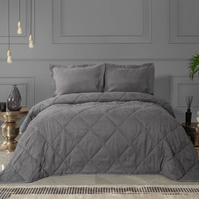 Karaca Home Glaze Antrasit Private Çift Kişilik Comfort Set