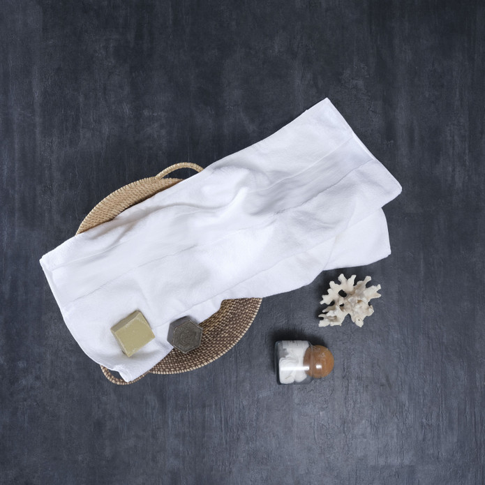 Karaca Home Aqausoft %100 Pamuk Banyo Havlusu  85 cm x 150 cm Beyaz 