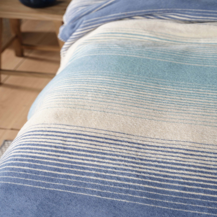 Karaca Home Fabia Indigo Tek Kişilik Pamuk Battaniye