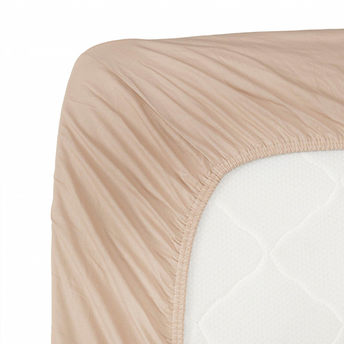 Karaca Home Penye Fitted Çarşaf Tek Kişilik Bej 100x200+30 cm