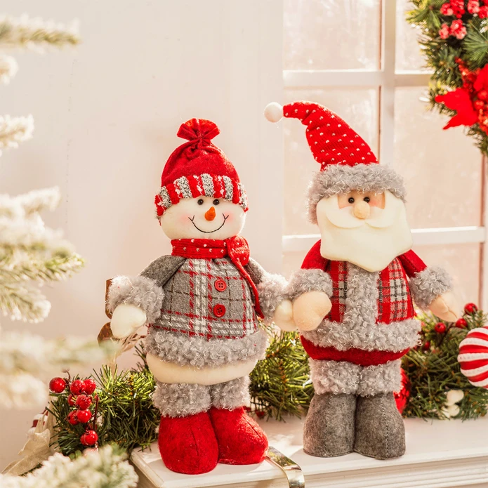 Karaca Home Standing Santa Peluş Obje 44 cm