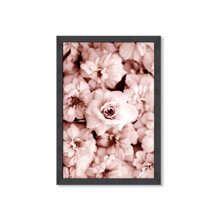 Karaca Home Pink Flowers Çerçeve Görünümlü Tablo