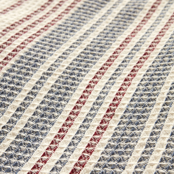 Karaca Home Flow Çizgili Tek Kişilik Waffle Pike 160x230 cm İndigo