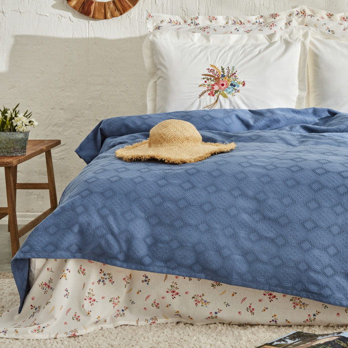 Karaca Home Spring Çift Kişilik Nish Set Beyaz